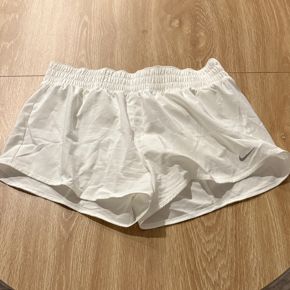 Nike Women's White Athletic Shorts